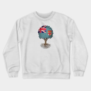 Tree of Life with Fiji Flag Crewneck Sweatshirt